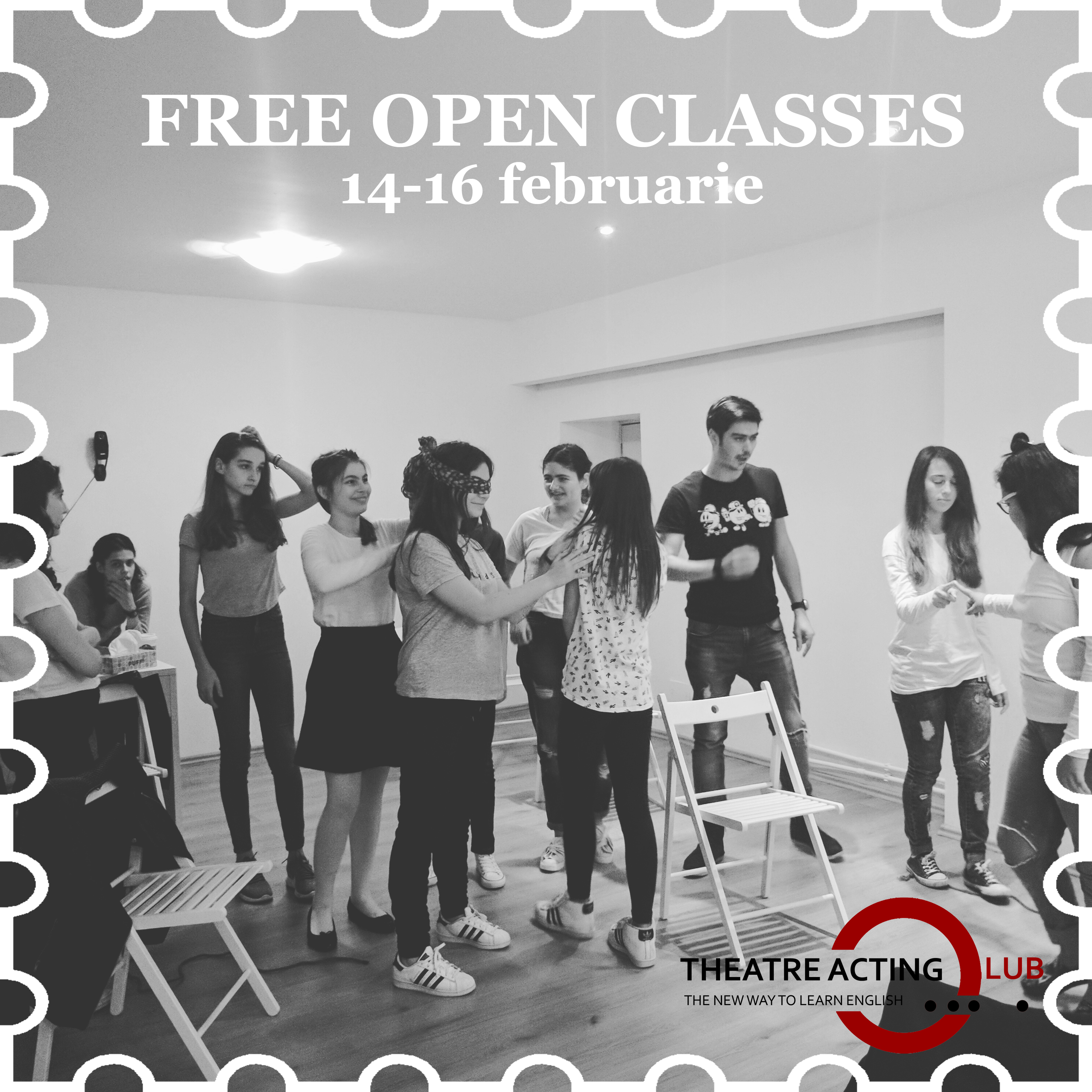 Free Open Classes – programează un atelier de teatru în engleză pentru copilul tău